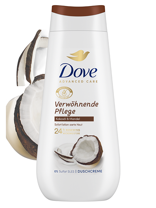 Dove Advanced Care Duschcreme Verwöhnende Pflege