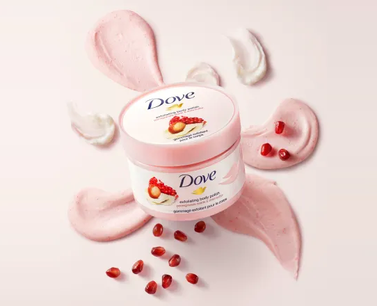 Dove Creme-Dusch-Peeling mit Granatapfel und Sheabutter 