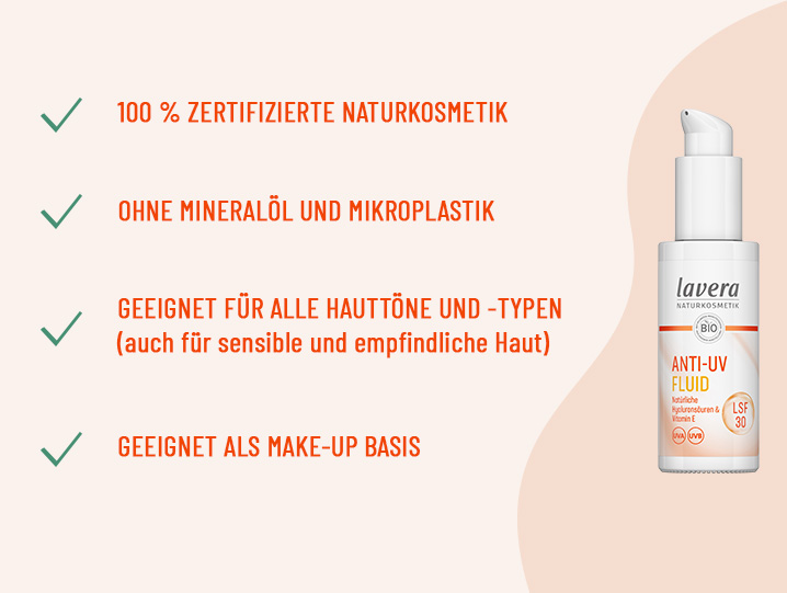 Lavera Anti UV Fluid Eigenschaften