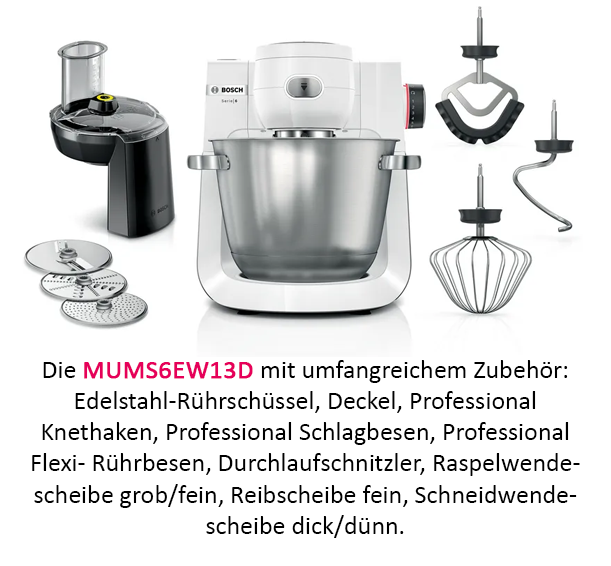 Küchenmaschine Serie 6 von Bosch