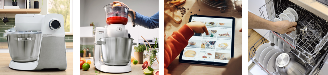 Küchenmaschine Serie 6 von Bosch - leichte Reinigung