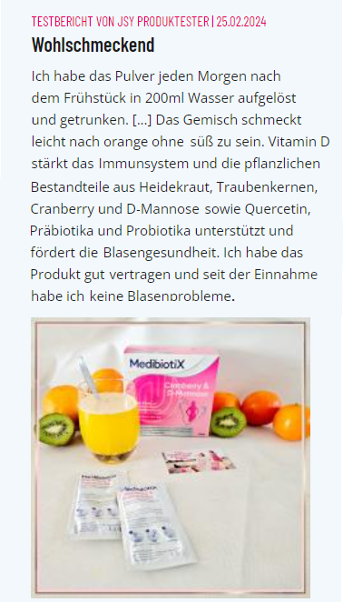 MEDIBIOTIX CRANBERRY & D-MANNOSE