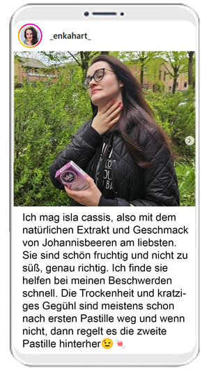 isla® cassis Pastillen 